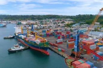 ပုံအညွှန်း- ဖီဂျီနိုင်ငံရှိ ဆိပ်ကမ်းတခု ၊ ဓာတ်ပုံ-Fiji Port Terminal Ltd website