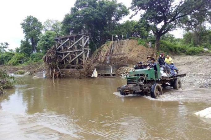 သပိတ်ကျင်းမြို့ ရေကြီးမှု အခြေအနေ။ ဓါတ်ပုံ - ရာပြည့်