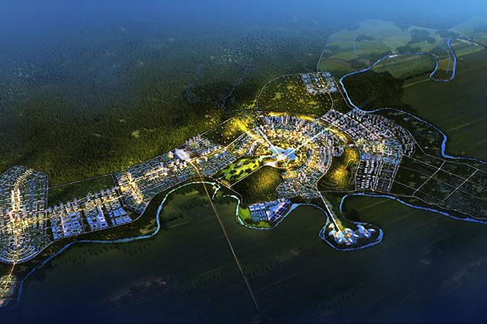 ပုံစာ - ရွှေကုက္ကိုမြို့သစ် စီမံကိန်း နမူနာပုံစံ (ဓာတ်ပုံ - Myanmar Yatai International Holding Group)