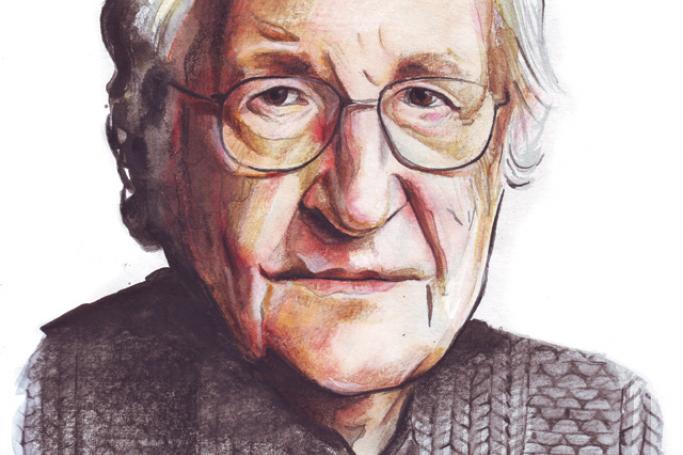 ဒဿ     န ပညာရှင်နှင့် နိုင်ငံရေး သုံးသပ်သူ Noam Chomsky