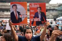 A supporter of Move Forward Party during the general election in Bangkok, Thailand [File: Sakchai Lalit/AP Photo]