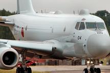  Japan has been promoting its P-1 patrol plane, like this one, and the C-2 transport plane abroad. (Photo by Tim Felce) 