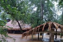 ဘီးလင်းမြို့နယ်၊ အလူးလေးကျေးရွာ ရေကြီးနစ်မြုပ်မှု မြင်ကွင်း