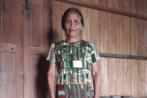 ပုံအညွှန်း - သတ်ဖြတ်ခံရသော မြေးအဖွားနှစ်ဦးနှင့် မီးရှို့ခံရသည့် စက္ကန့်ရွာမြင်ရစဥ် ဓါတ်ပုံ - CNDF - CUR