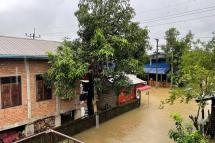 Photo - ရေးမြို့နယ်အတွင်း ယနေ့ နံနက်ပိုင်း ရေကြီးနစ်မြုပ်မှုအခြေအနေ