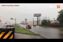 Embedded thumbnail for စံချိန်တင်မိုးသည်းရေလျှံနေတဲ့ တက္ကဆက်နဲ့လူဝီစီယားနား